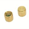 1Pc T Type Adapter With Rotary Connector 1/4 SAE External Thread Accessories New Pump Solid Brass Refrigeration Service Valves