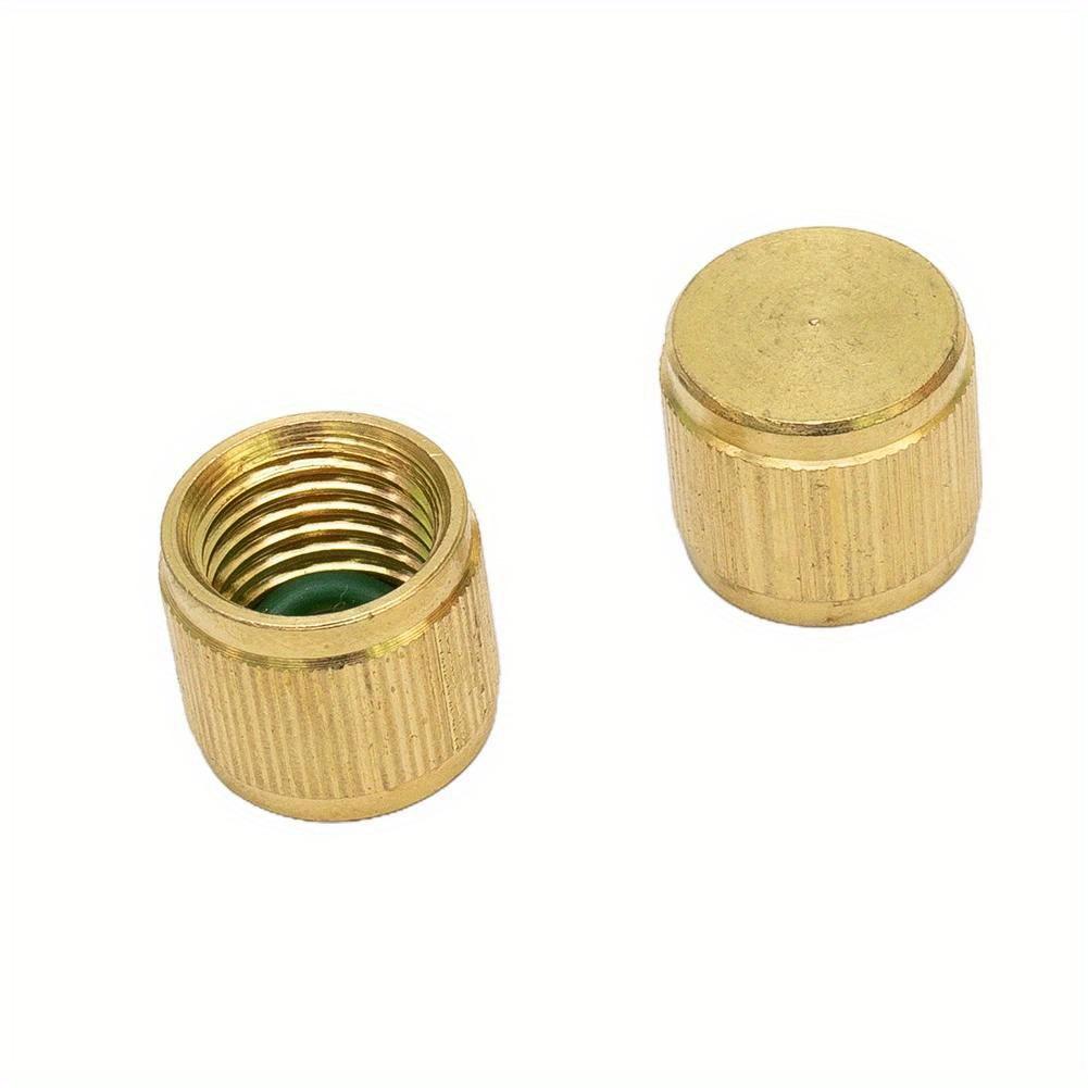 1Pc T Type Adapter With Rotary Connector 1/4 SAE External Thread Accessories New Pump Solid Brass Refrigeration Service Valves