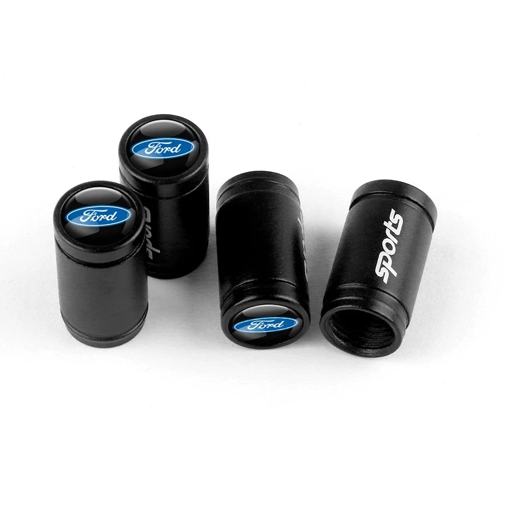 Naklejka Samochodowa Ford 4 SZT Stylizacja Samochodu Pokrywa Nakrętki Zaworu Opony Dla Ford Mustang Focus 2 3 4 Mondeo Fiesta Ecosport Kuga Fusio