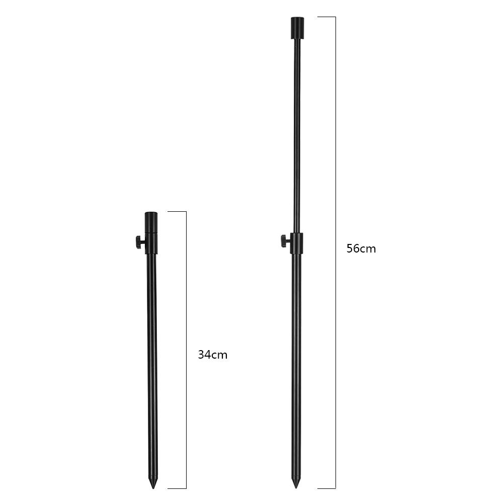 48 75cm Extending Aluminum Alloy Fishing Bankstick Adjustable Carp Fishing Bank Stick Fishing Rod Pod Rest for Bite