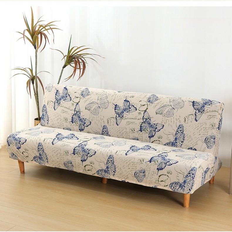 Katlanır Kanepe Yatak Örtüsü Basit Elastiklik Kolçaksız Kalınlaştırılmış Toz Geçirmez Kanepe Örtüsü Her Şey Dahil