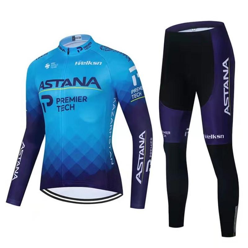 Maglia da Ciclismo Uomo Donna Manica Lunga Traspirante Abbigliamento Performance Ciclismo su Strada Mountain Bike