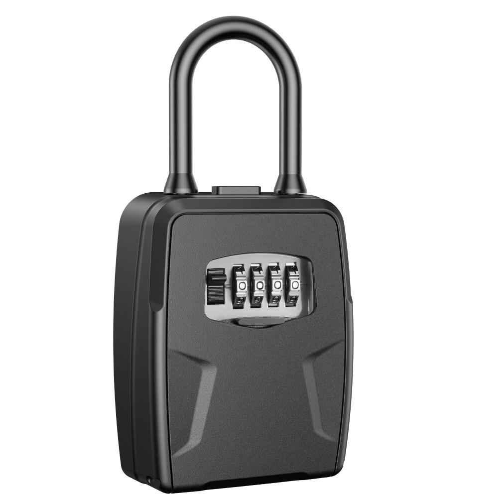 Wall Mounted 4 Digit Combination Key Box Passwords Code Key Lock Safe Box Key Safe Box  Garage