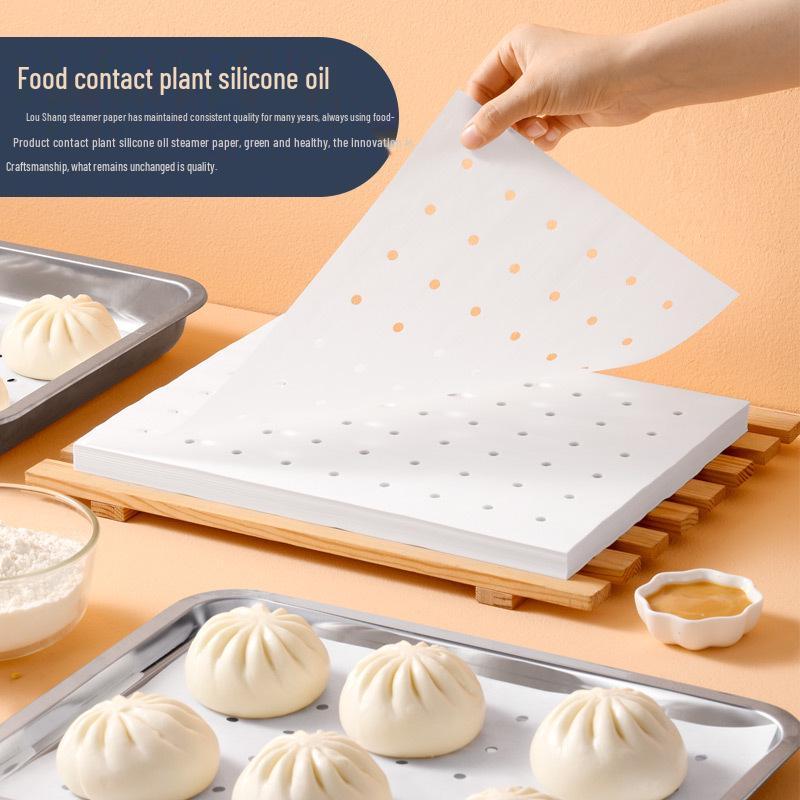 Rectangular Disposable Steamer Tray Paper Pads for Commercial Use