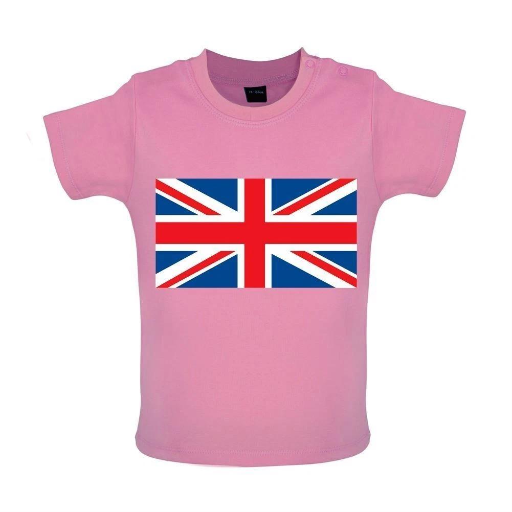 

Union Jack Flag - Baby Kids Boys Girls Unisex T-Shirt / Babygrow - UK London Britain British United 110