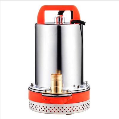 12V/48V Small Boats Stainless Steel Storage Battery Water Pump Household Mini Portable Electric DC Submersible Pump