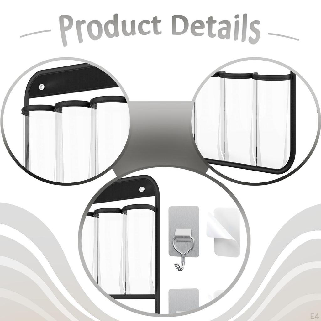 Utensils Holder Wall Hanging Organizer, Space Saving Multipurpose Over The Door Bag Storage