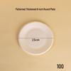ZISIZ Thickened Round Disposable Paper Plates