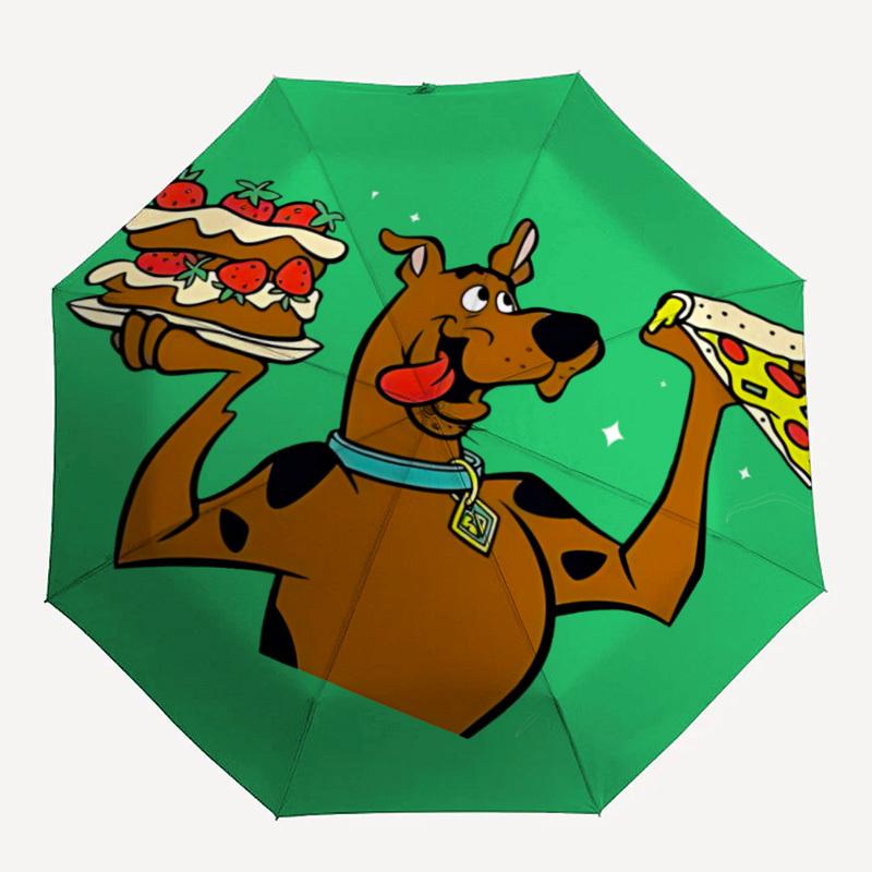 

1pc Scooby-Doo Pizza 8-Ribs Sturdy Frame, Automatic Open/Close, Durable & Colorful Ideal for Beach, Travel, And All Seasons10156