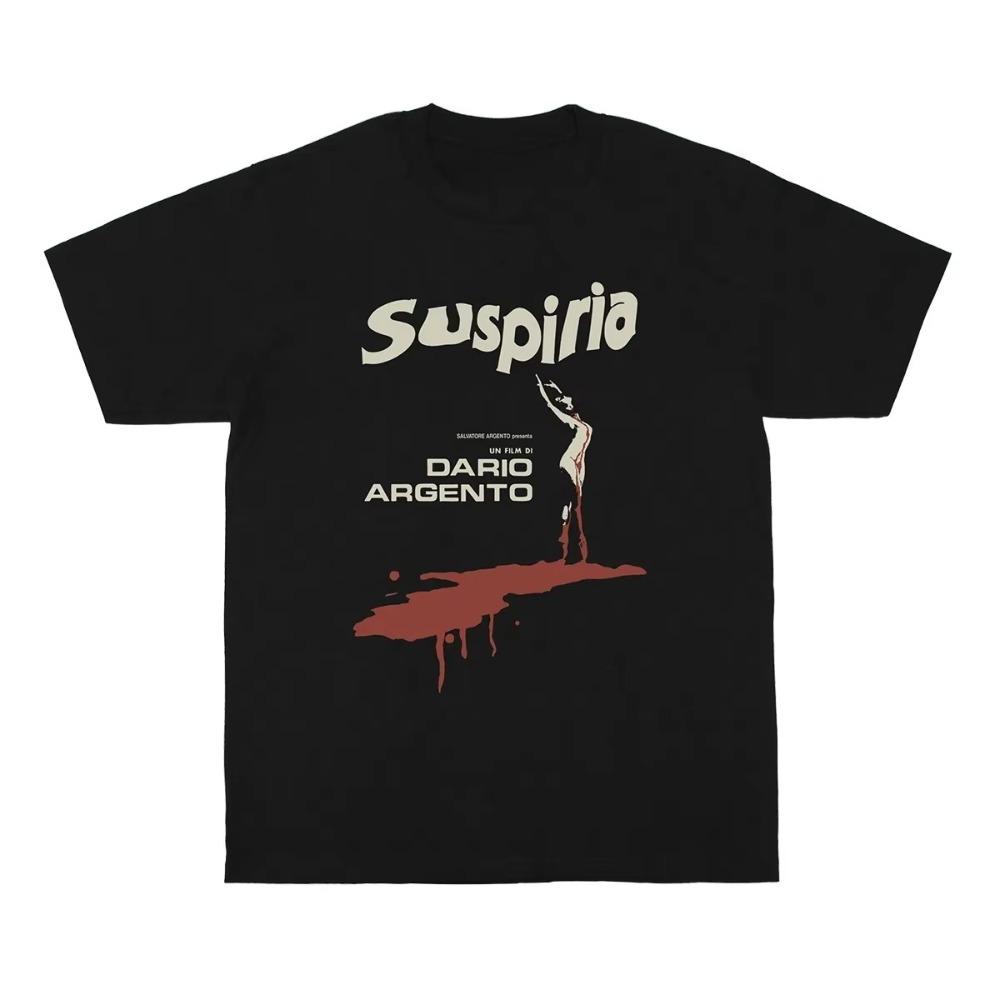 

Suspiria Dario Argento TShirt Death Horror Movie Worship Dawn Black Short Sleeve Unisexs Women Print T Shirt Women S
