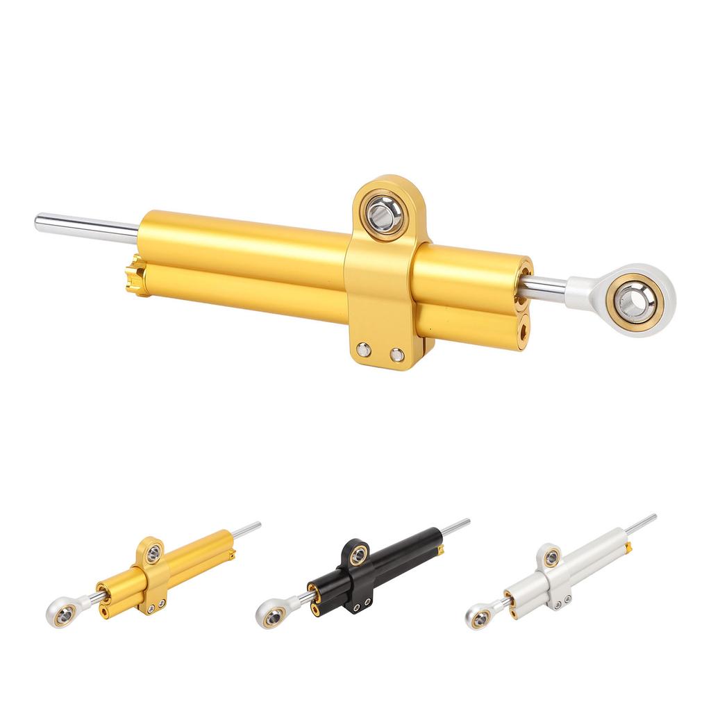 Motorcycle Steering Damper Stabilizer Adjustable Enhances Stability Increases Safety Universal Fit f