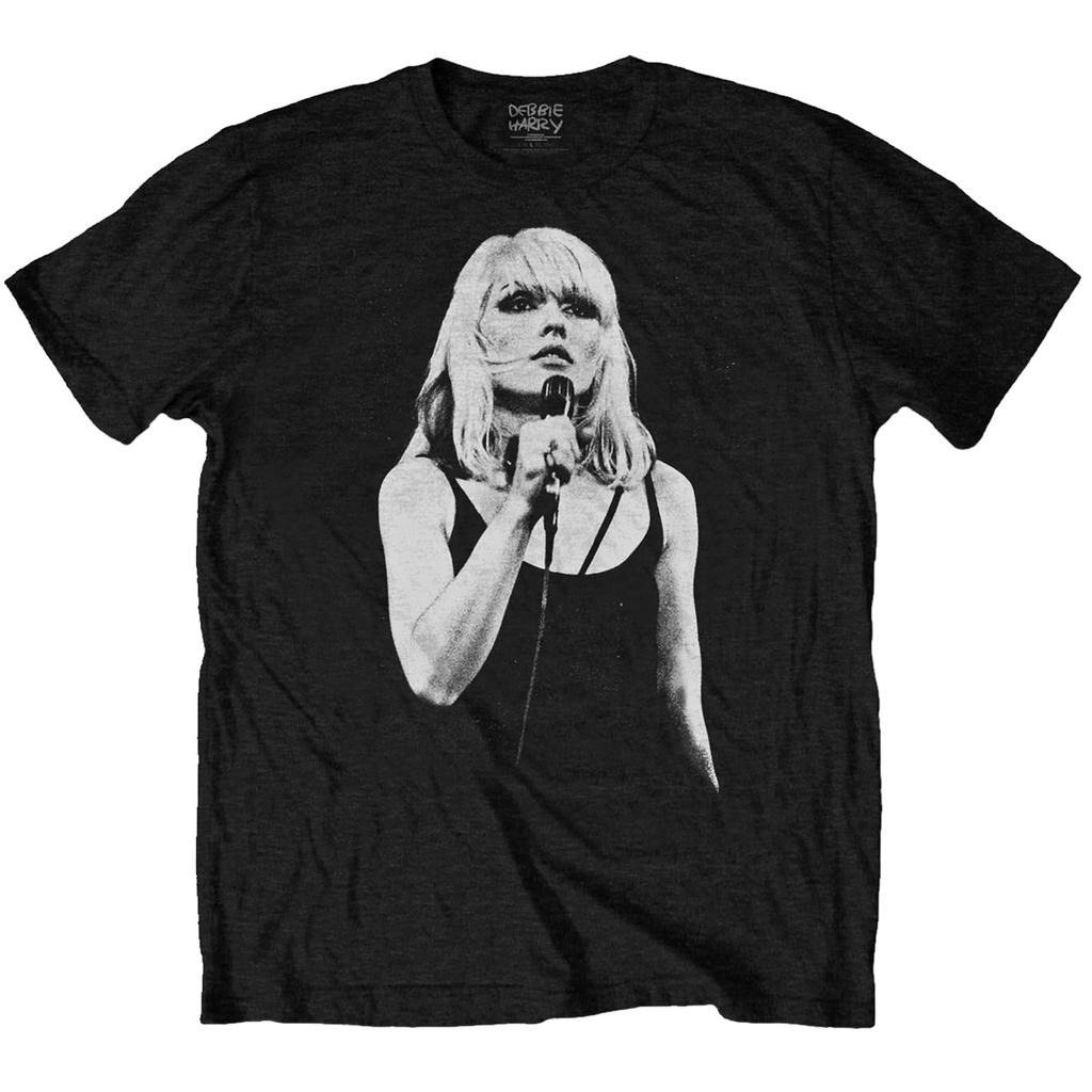 Debbie Harry Unisex bavlněné tričko pro dospělé s otevřeným mikrofonem