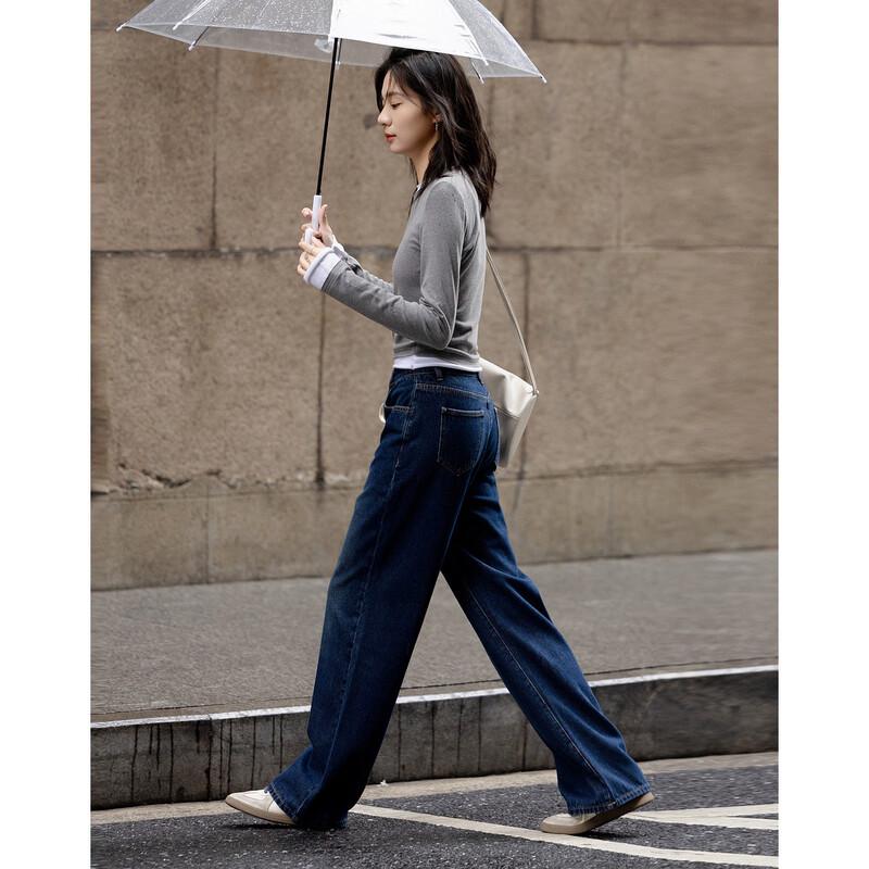 

Женские ретро джинсы деним с широкими штанинами Demana S