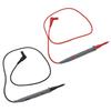 Audiophile Audiofan Tester Circuit Multimeter CAT Universal Banana 80cm Leads, Meter, Cable, III-1000V 10A, Plugs, Approx. (1 Red/1 Black)