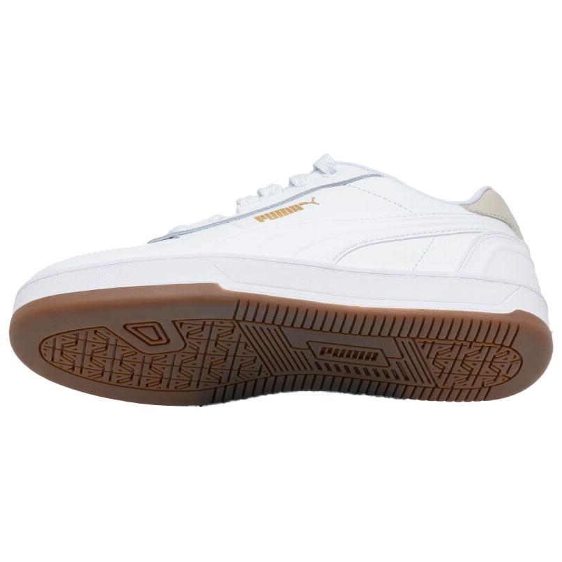 Puma Caven 2.0 Lux Comfortable Versatile Low-Top Sneakers Unisex Sneakers White 395016-07