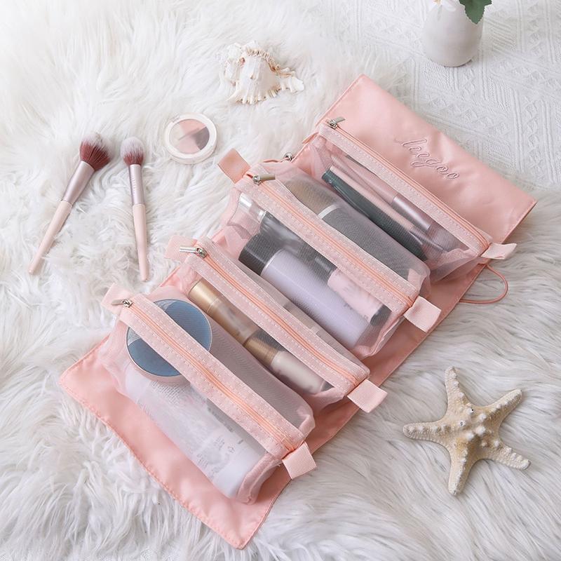 

Сумка для хранения Уличная Дорожная Сумки для сбора макияжа Женская Модная Косметичка Сумки для хранения для стирки