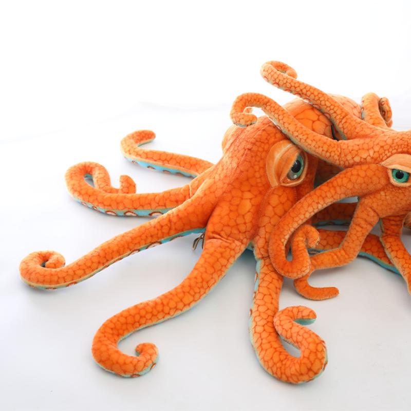 Levensechte Grote Octopus Pop Octopus Knuffel Speelgoed Kussen Echte Zeebodem Dier Pop Realistische Octopus Cadeau