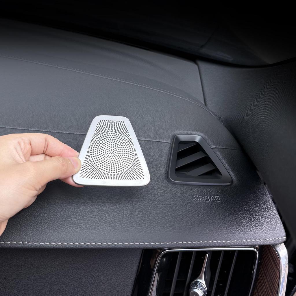 Compatible XC60/S60/V60 Air Vent Mask Decorative Stickers for Center Console Dashboard.