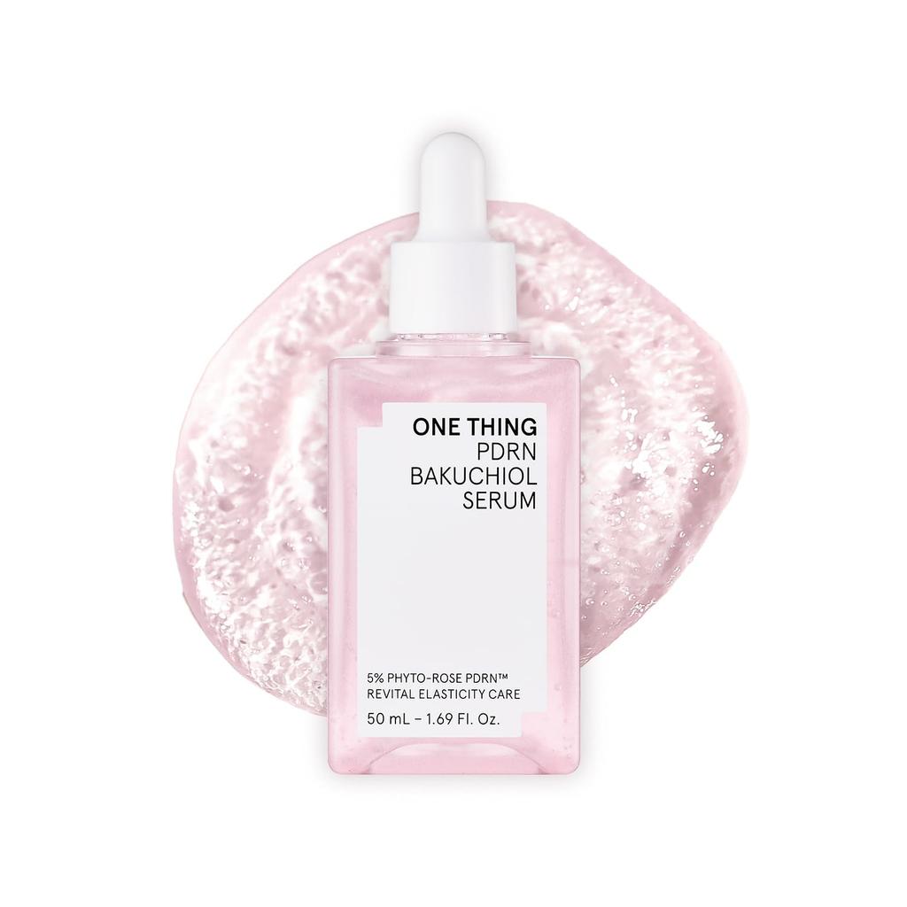 ONE THING PDRN Bakuchiol Serum Refreshing for and Sensitive Relieves Roughness and Formulated with Bakuchiol Korean Cosmetics Combination, Oily,