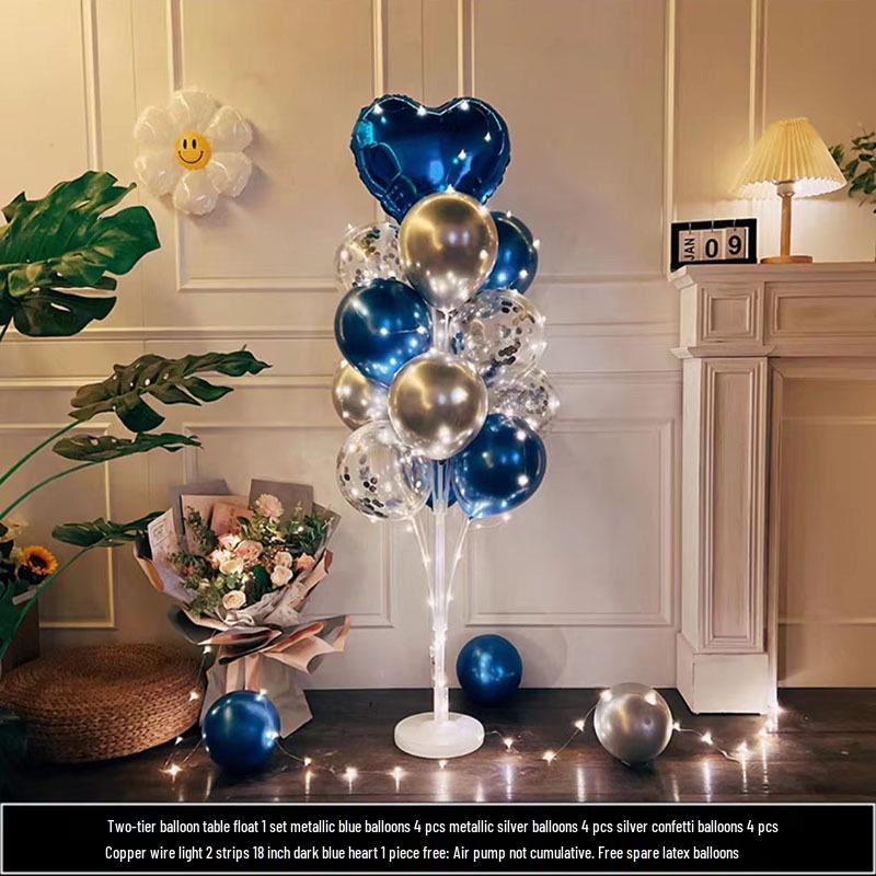 Luminous Balloon Floor Stand for Events: Birthday, Wedding, Anniversary, Party, and More.