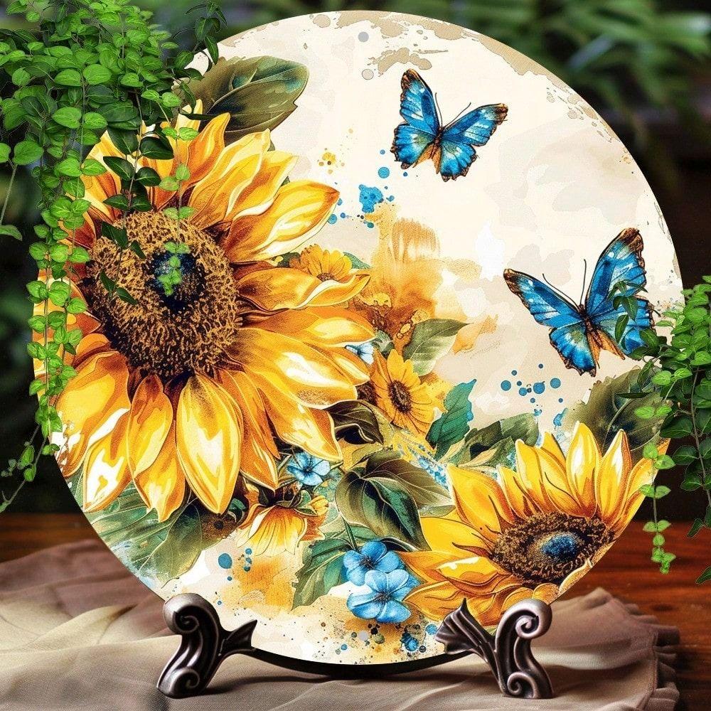Metal Tin Sign Retro Art 20x20cm Home Wall Decor