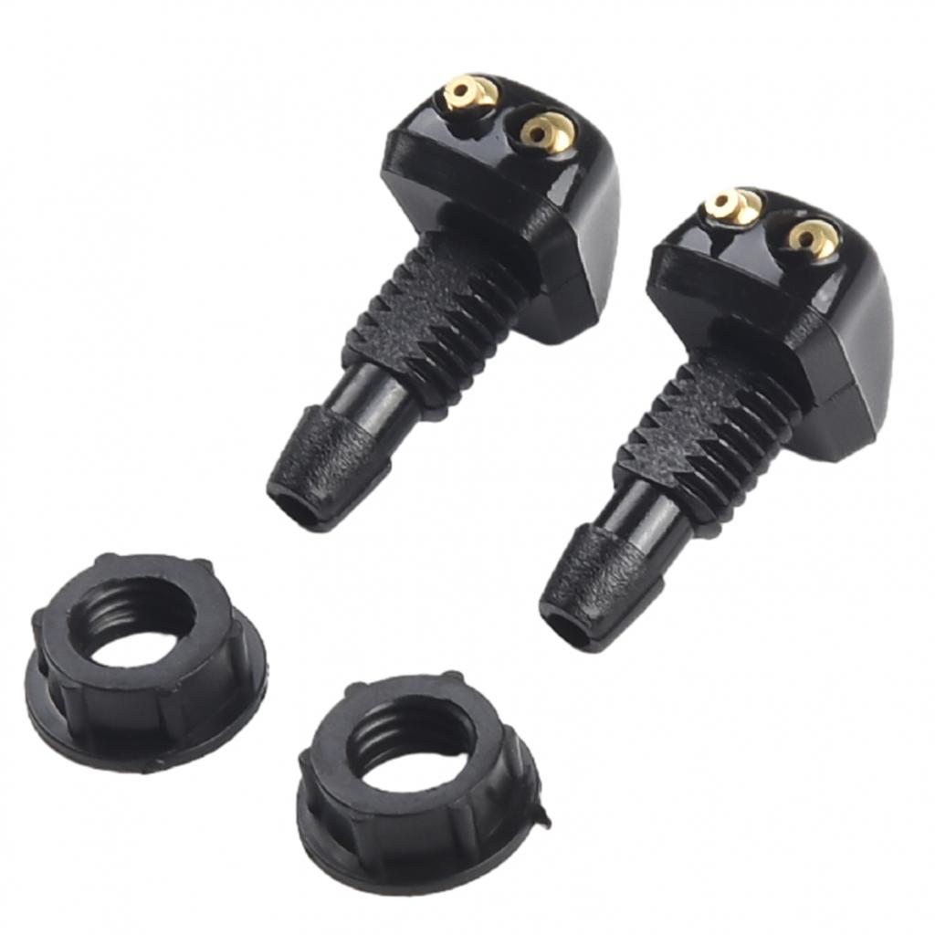 Scheibenwischerdüse 2 Stück ABS-Kunststoff Korrosionsbeständig