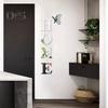 Mirror Home Letter Signs Acrylic Wall Stickers Letters Reflective Wall Decals for Living Room Bedroom Kitchen