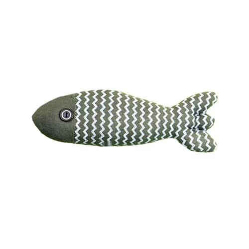Simulated Mint Fish Cat Toy for Relieving Boredom, Durable Scratching and Biting, Hemp Cloth Fish Cat Toy, Pet Supplies