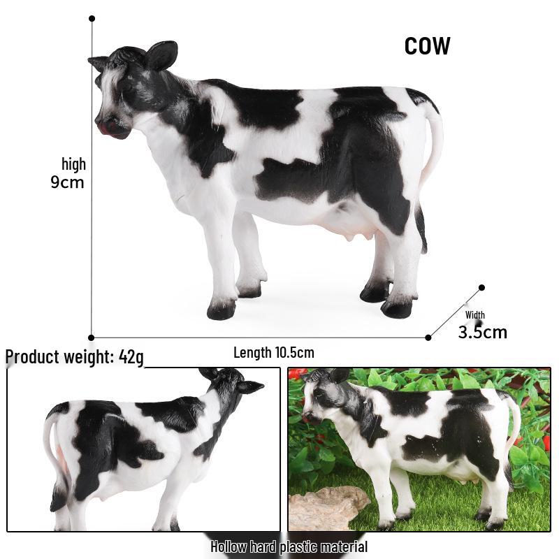 Kids' Cognitive Animal Model Set: Chicken, Duck, Goose, Cow, Pig, Sheep, Donkey, Cat, Dog, Horse