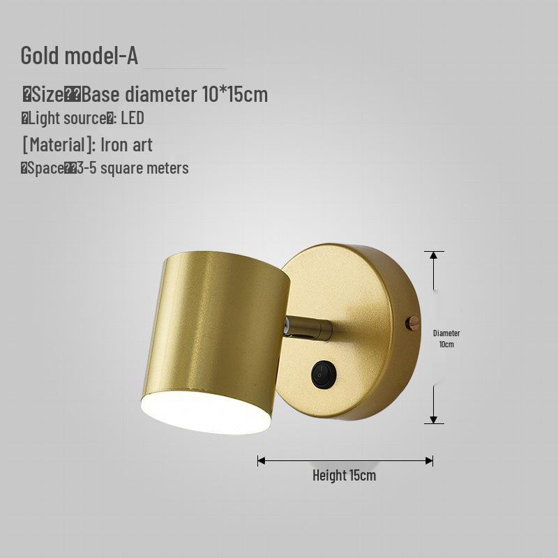 Nordic Minimalist LED Wall Lamp for Living Room, Bedroom, or Hallway