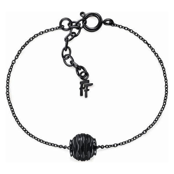 Bracelet Folli Follie - 1B17T003K - Acier - Noir - Mixte