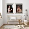 Abstract Vintage Funny Woman Portraits Posters Print Canvas Painting Wall Art Stinky Bathroom Pictures For WC Toilet Room Decor
