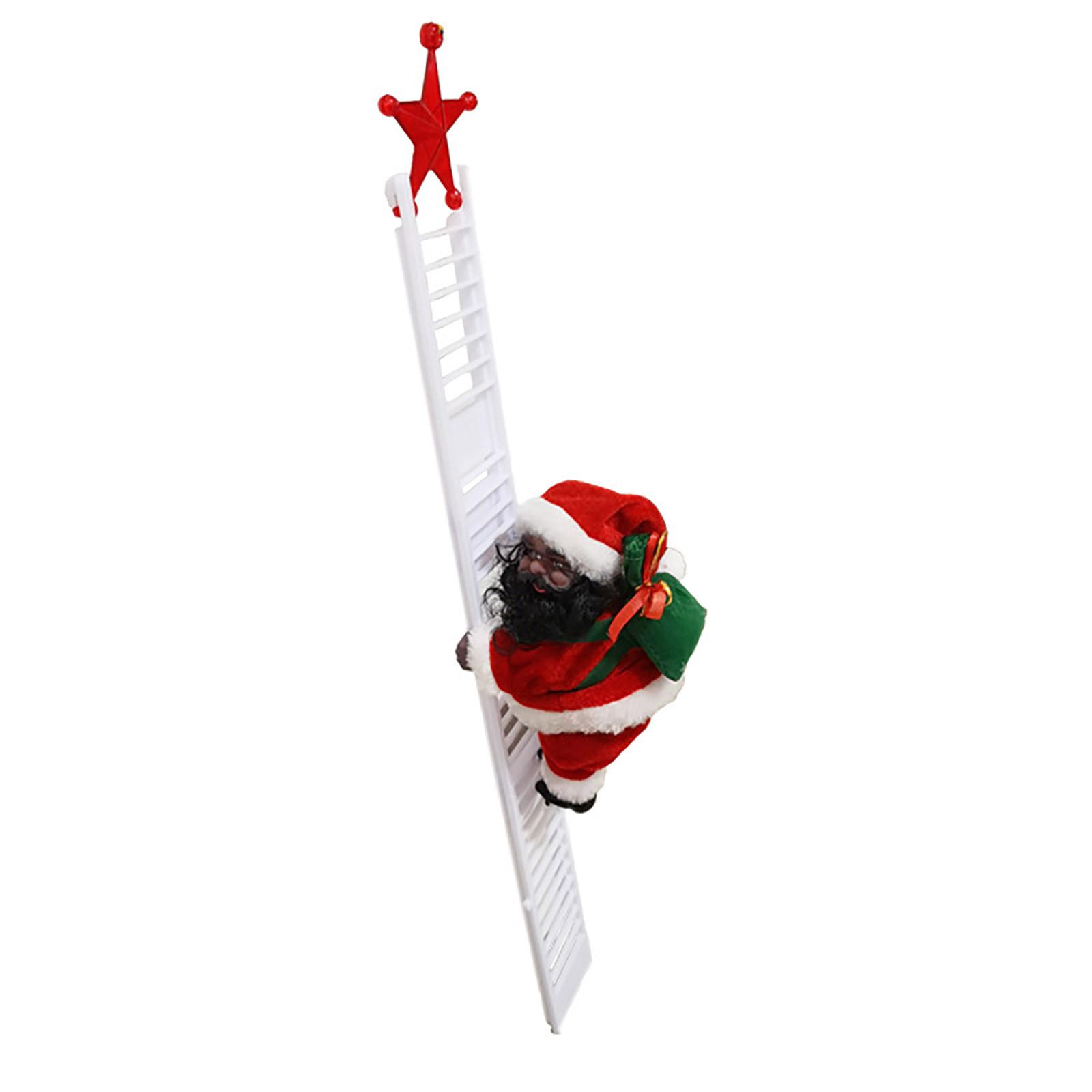 

Electric Climbing Ladder Christmas Figurine Ornament Gifts