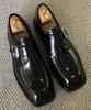 Joenshoe Rounded Toe Cut Single Monk Strap Black Box