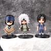 12/set of Second-generation Models Anime Naruto Sasuke Itachi Kanjiro Sharen Silent Hinata Q Edition PVC Doll Children's Toys Do