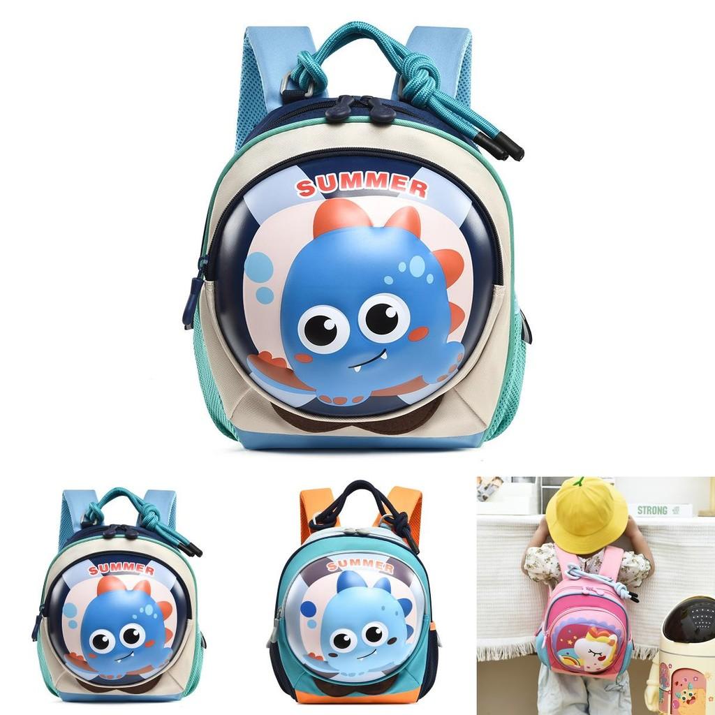 Horse Dinosaur Patternbackpack With Polyester Lining For School Or Playtime Fun