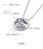 [La Amore Eterno] Necklace, Accessory for Women, Single Stone, RoundOval Twist Ring, Zirconia, Silver Pendant, Gift