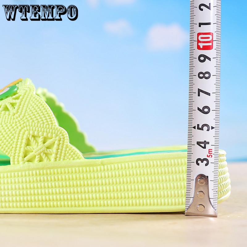 Unisex Slippers Women's Cute Slippers Summer New Cartoon Upper Home Bathroom Outdoor Slippers Non-slip Soft Bottom Thick Bottom Shoes