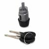 Car Ignition Switch Lock Cylinder with 2 Keys for VW Golf Beetle Transporter T4,Heavy Duty Steering Column Starter Switch Keyed Alike Lock Barrel