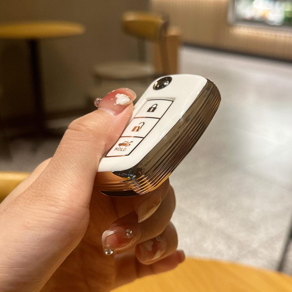 Carcasa moale TPU pentru cheia de la distanță pentru Nissan X-Trail Qashqai J11 Juke Murano Micra Tiida Maxima Altima Kicks Accesorii