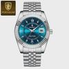 POEDAGAR Luxury Sport Wrist Watch For Man Waterproof Luminous Date Men Quartz Watch Stainless Steel Male Clock
