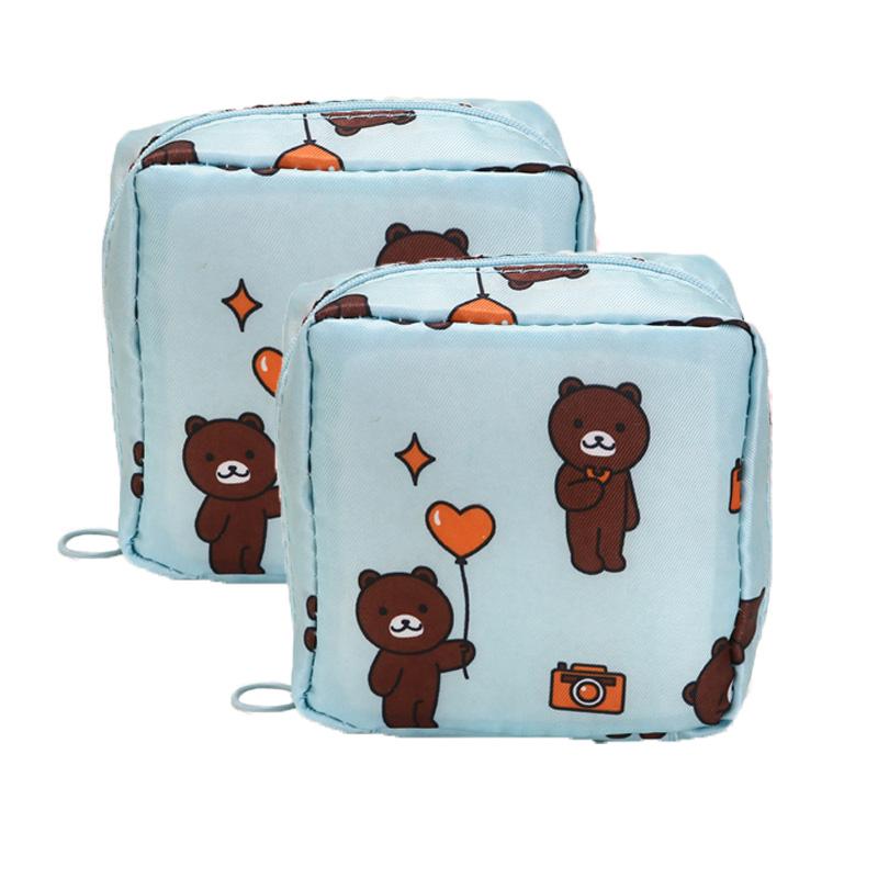 Dámská taštička na hygienické vložky Taštička na uskladnění hygienických vložek Měsíční událost Bagaunt's Taštička na vložky Nulová peněženka