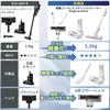 [Ultra lightweight 1.1kg model] Iris Ohyama Vacuum Cleaner Cordless Stick Cleaner Lightweight Rechargeable Cyclone Stick Cleaner Just put it on the ch