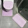 3PCS/set Bath Mats Non Slip Memory Foam Bathroom Soft Rugs Water Absorption Dry Fast Bath Mat Machine Washable for Home Floor