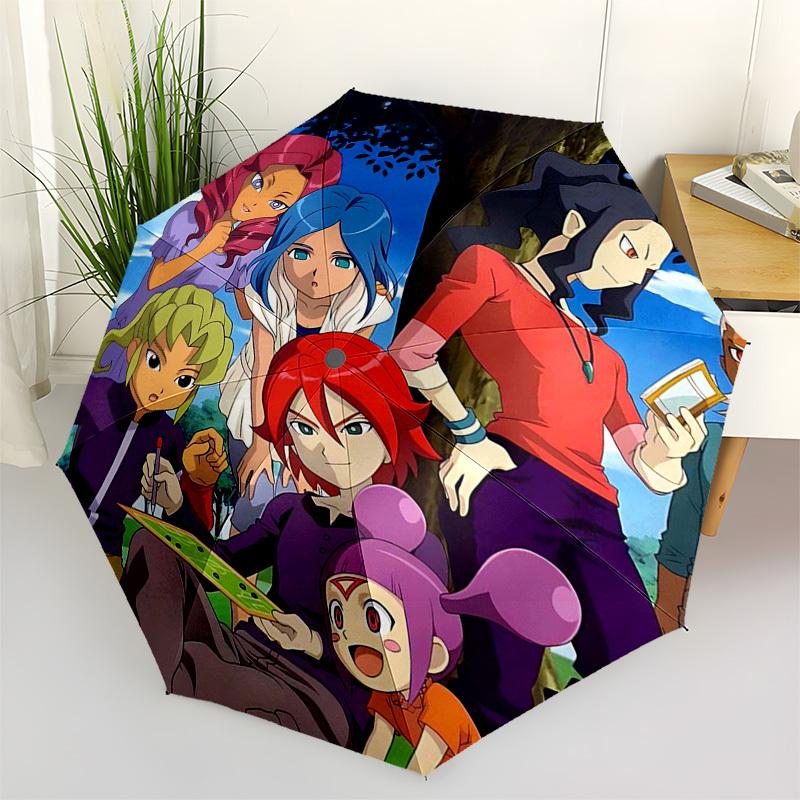 

1pc Yuki, Aoi, Hana, Ruka, Yuki, and Momo Outdoor Umbrella - Automatic Opening/Closing, Portable 3-Fold Design with 8-Rib Iron Frame - Perfect Gift fo