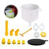 15Pcs/Set Spill Proof Car Antifreeze Funnel Plastic Radiator Filling Tool  Vehicle Maintenance