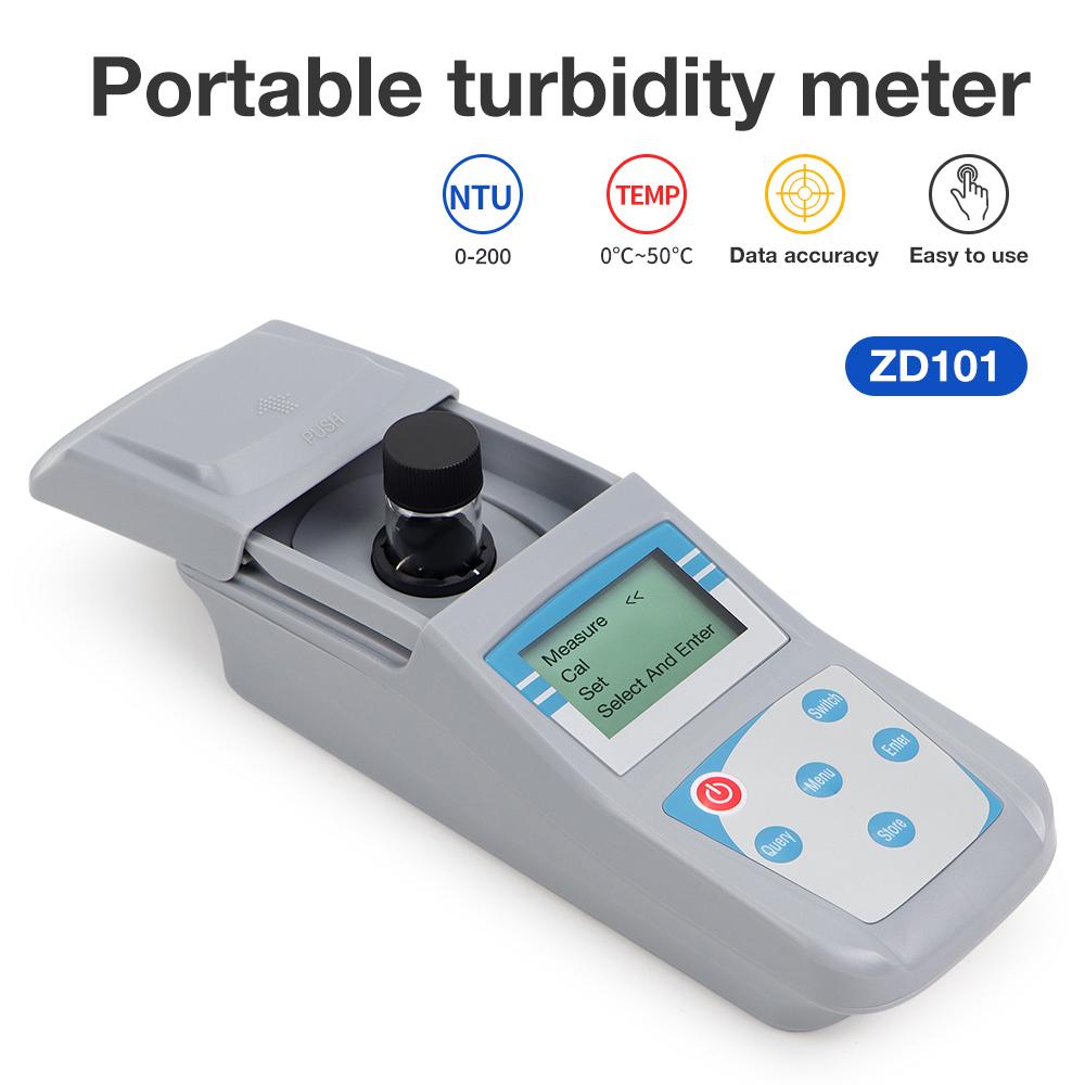 

0-200NTU/1000NTU Digital Water Turbidity Meter Portable Handheld Turbidimeter Accuracy 0.5 Water Quality Tester