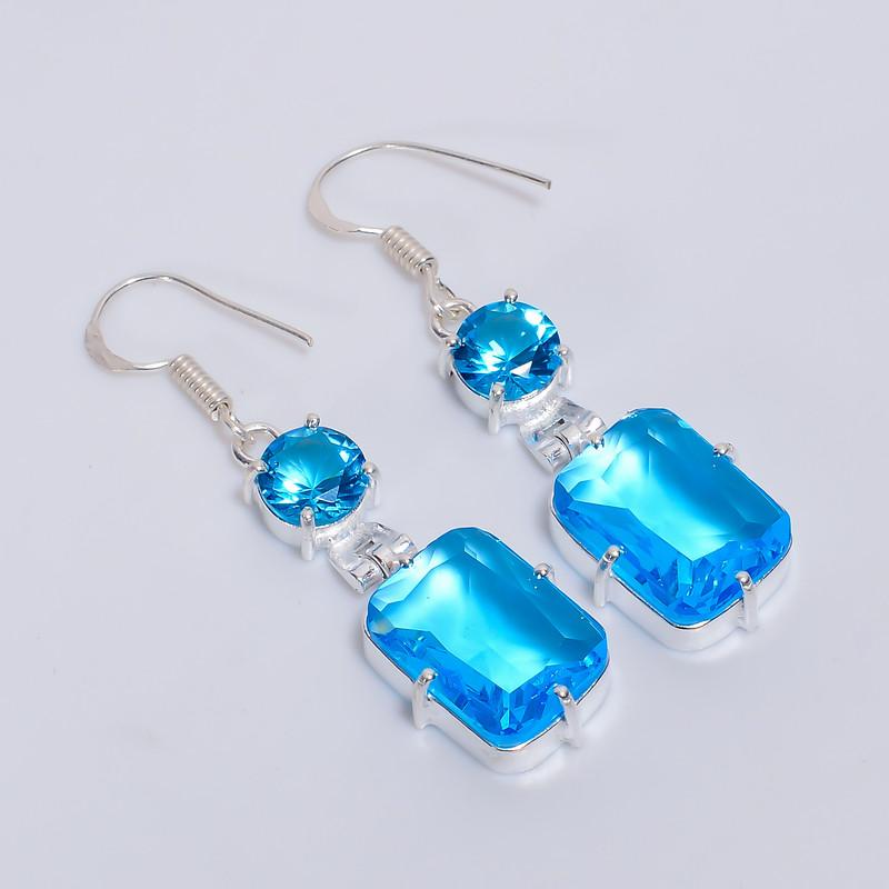 

Sterling Silver Infinity Earrings for Brother with Custom Engraving 7-9