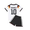Germany National Team Football Jersey Set, Home White, No. 10, for Kids & Adults (Size 14-3XL)