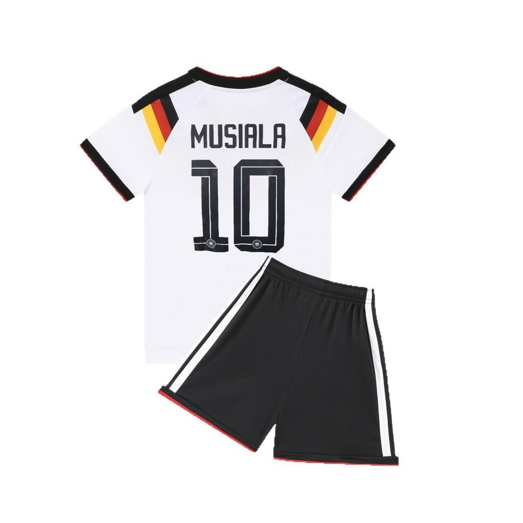 Germany National Team Football Jersey Set, Home White, No. 10, for Kids & Adults (Size 14-3XL)